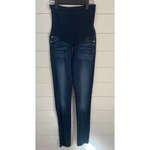 7 For All Mankind Dark Blue Skinny Jeans